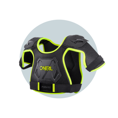 CHEST PROTECTOR ONEAL KIDS PEEWEE BLACK / HI-VIZ