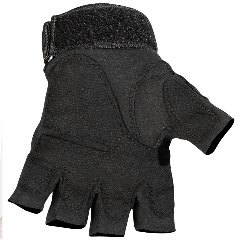 Gloves Finglerless Easy-Ride Color Black Knuckle Protection