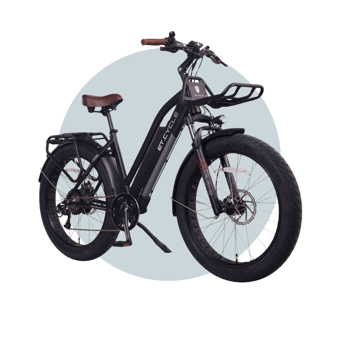 ET Cycle T1000 Step-thru E-Bike 250W-750W 21Ah Battery 6 Months Free Service