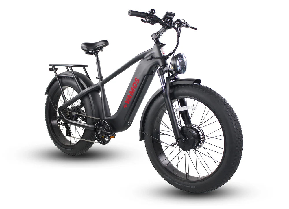 Vamos Electric Bike Model EL HEFE DUAL MOTOR All Terrain 200 kilos Load 750Watts Motor 6 Month Free Service