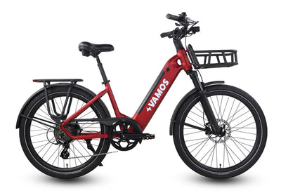 Vamos Electric Bike Model El Rapido Legal Street Bafang Motor Shimano Components 6 Months Free Service