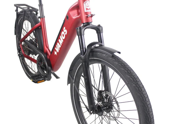 Vamos Electric Bike Model El Rapido Legal Street Bafang Motor Shimano Components 6 Months Free Service