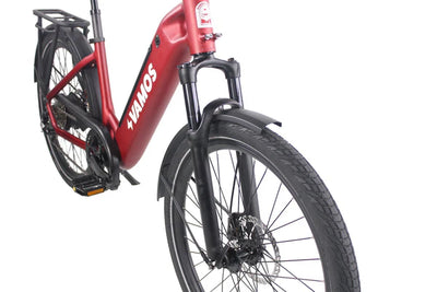 Vamos Electric Bike Model El Rapido Legal Street Bafang Motor Shimano Components 6 Months Free Service