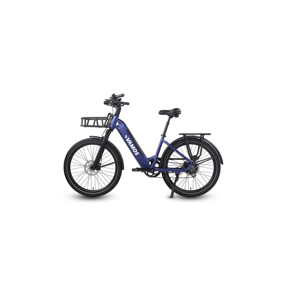 Vamos Electric Bike Model El Rapido Legal Street Bafang Motor Shimano Components 6 Months Free Service