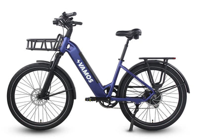 Vamos Electric Bike Model El Rapido Legal Street Bafang Motor Shimano Components 6 Months Free Service