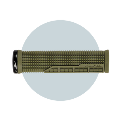 Electric Bike Grip Machine - Lock On - Olive Green