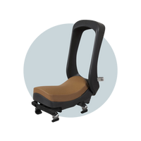 Electric Bike Junior Seat - Bincho Black/Kurumi
