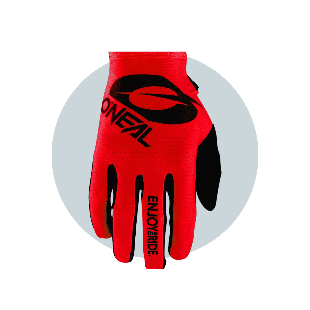 Gloves ONEAL 2021 MATRIX STACKED RED GLOVES - EOzzie Electric Vehicles