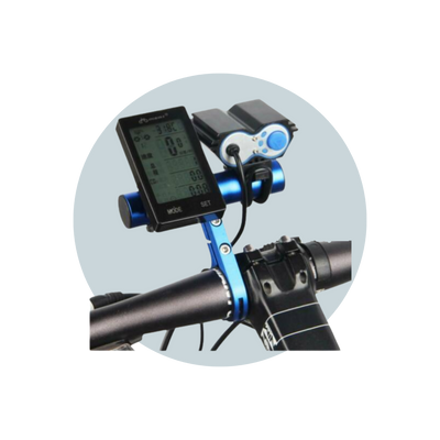 HANDLEBAR EXTENDER MOUNT SINGLE ARM 20CM ALUMINUM