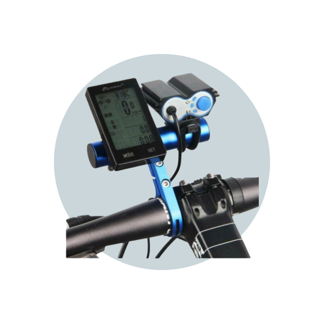 HANDLEBAR EXTENDER MOUNT SINGLE ARM 20CM ALUMINUM