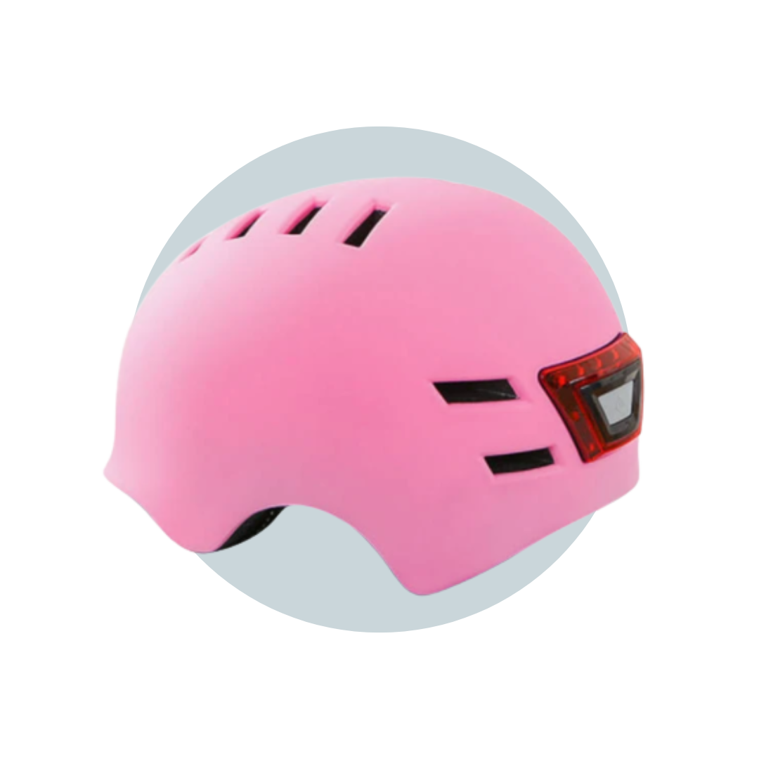 HELMET FRONT & REAR LIGHTS Bicycle/ Scooter Safety helmet - EOzzie Electric Vehicles