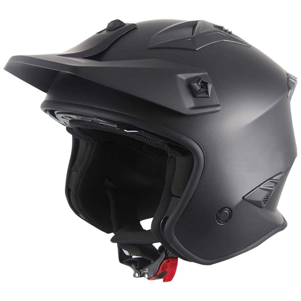 Helmet Full Face Removable Chin RXT Warrior 2 Matte Black Helmet