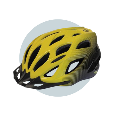Helmet Azur L61 - Gloss Neon/Black Fade