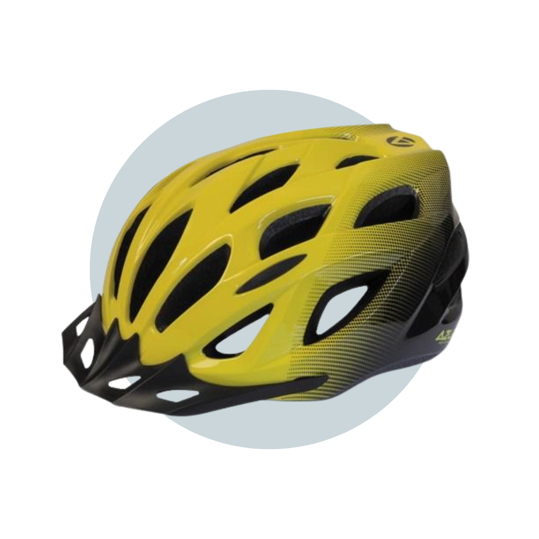 Azur L61 Helmet - Gloss Neon/Black Fade