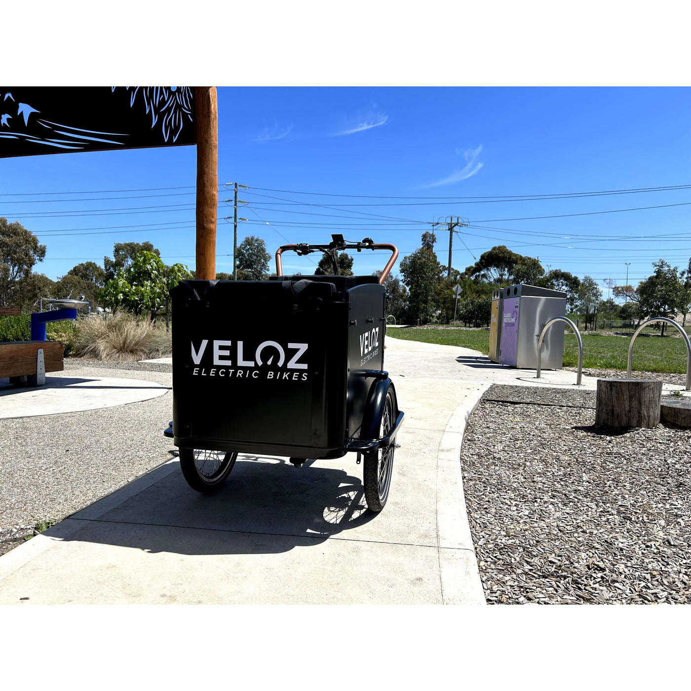 Veloz Electric Cargo Trike 500W Motor 200 Kilos weight load 6 Months Free Service