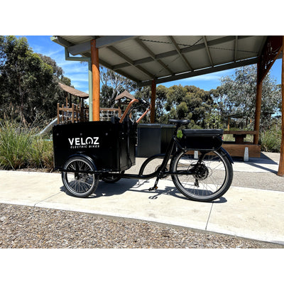 Veloz Electric Cargo Trike 500W Motor 200 Kilos weight load 6 Months Free Service