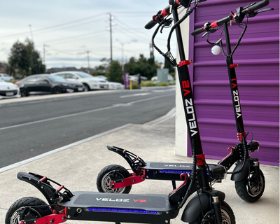 VELOZ V2 Electric Scooter Dual Motor 2400W Keylock + Puncture Proof Tyres + App  ALL TERRAIN 6 MONTHS FREE SERVICE