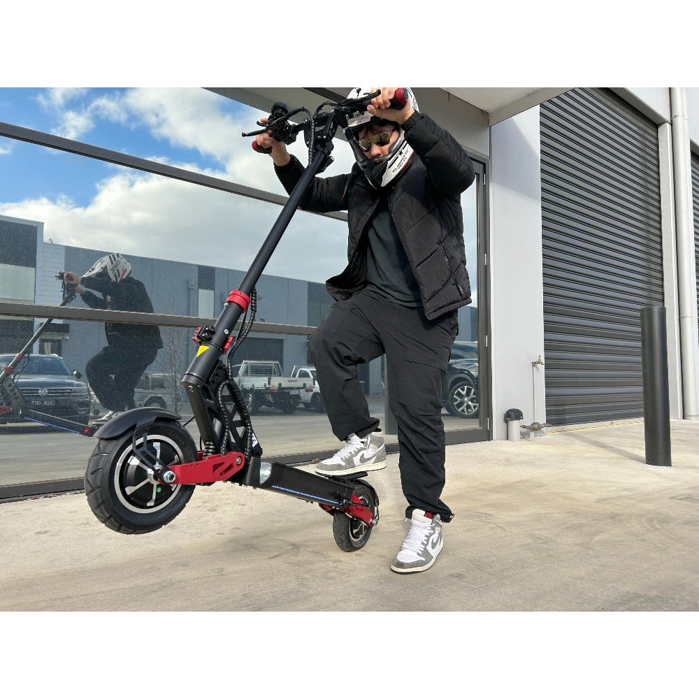 Electric Scooter VELOZ X10 PRO Dual Motor 2400W All Terrain 75 KM/HR 18Ah/ 23Ah LG Battery 6 Months Free Service - EOzzie Electric Vehicles