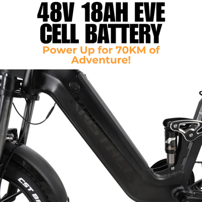 Kristall V20 Electric Bike Free Phone Holder + Bag  6 Months Free Service