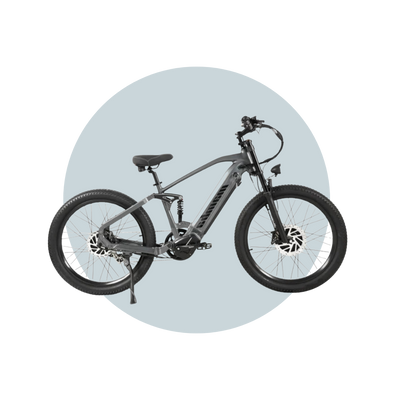 Mamba Explorer AWD Dual Motor 48v750w Fat Tyre E-Bike Dual Suspension