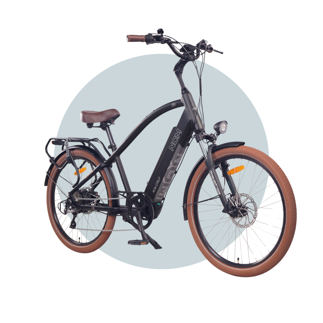 NCM Cru7 Cruiser Electric Bike 500W 19Ah Battery 6 Months Free Service