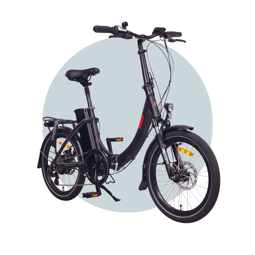 NCM FOO F1 Folding Electric Bike, 250W-350W 13Ah Battery 6 Months Free Service
