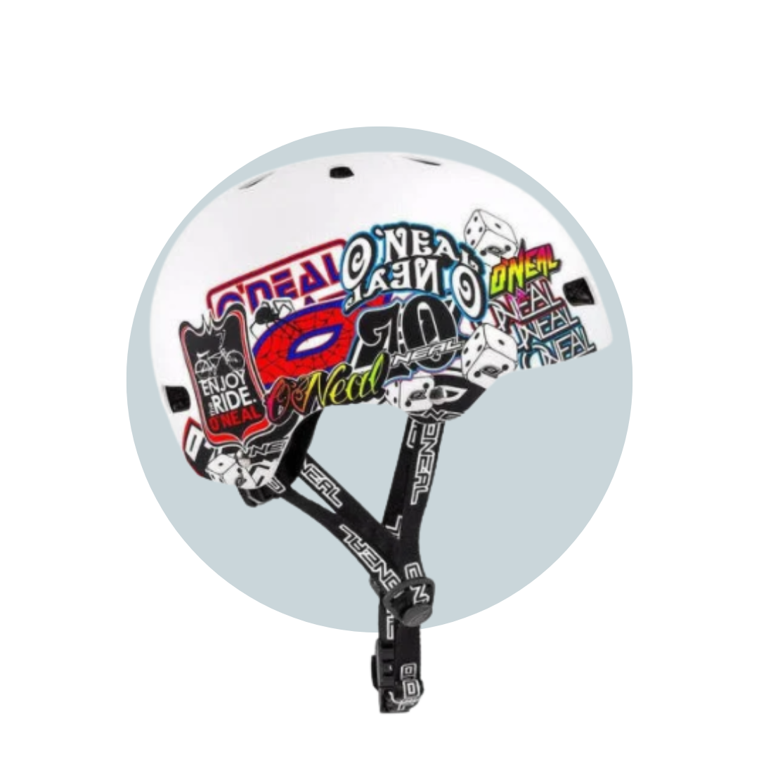 ONEAL DIRT LID ZF HELMET JUNKIE WHITE