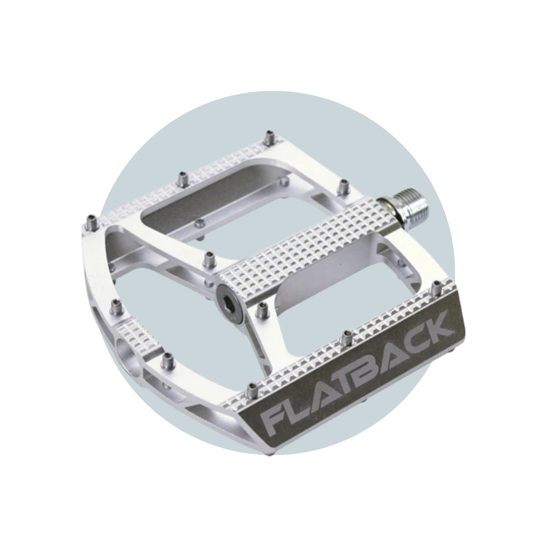 Pedal Flatback - Silver