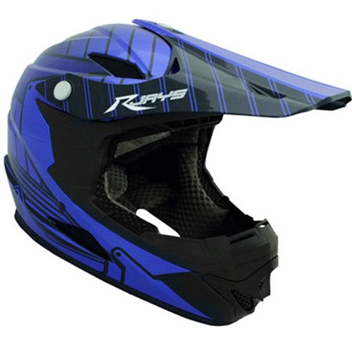 Helmet RJays Mach 6 Blue Black XL