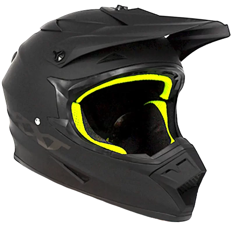 Warrior II Off Road Full Face Helmet Electric Scooters and eBikes BLACK