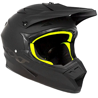 Warrior II Off Road Full Face Helmet Electric Scooters and eBikes BLACK