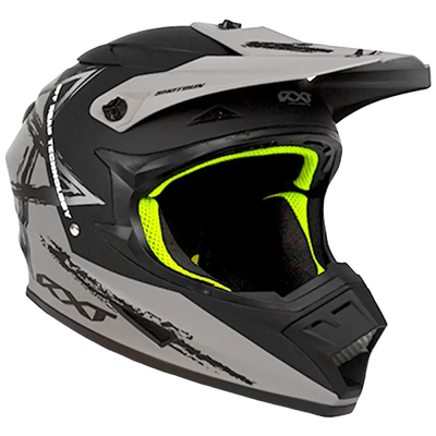 Warrior II Off Road Full Face Helmet Electric Scooters and eBikes GREY