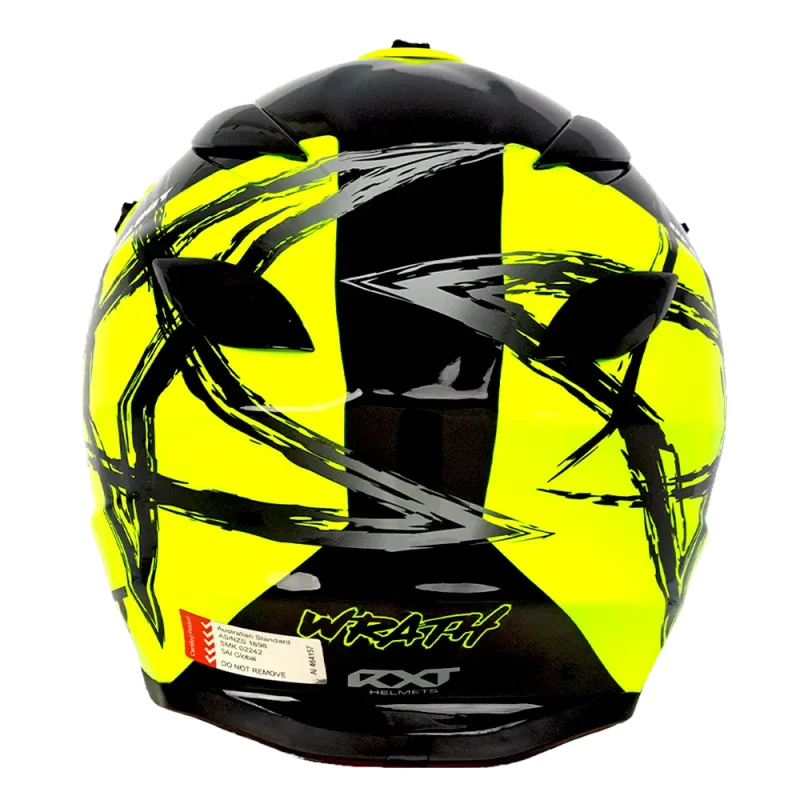 Warrior II Off Road Full Face Helmet Electric Scooters and eBikes YELLOW