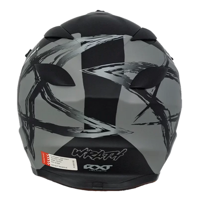 Warrior II Off Road Full Face Helmet Electric Scooters and eBikes GREY