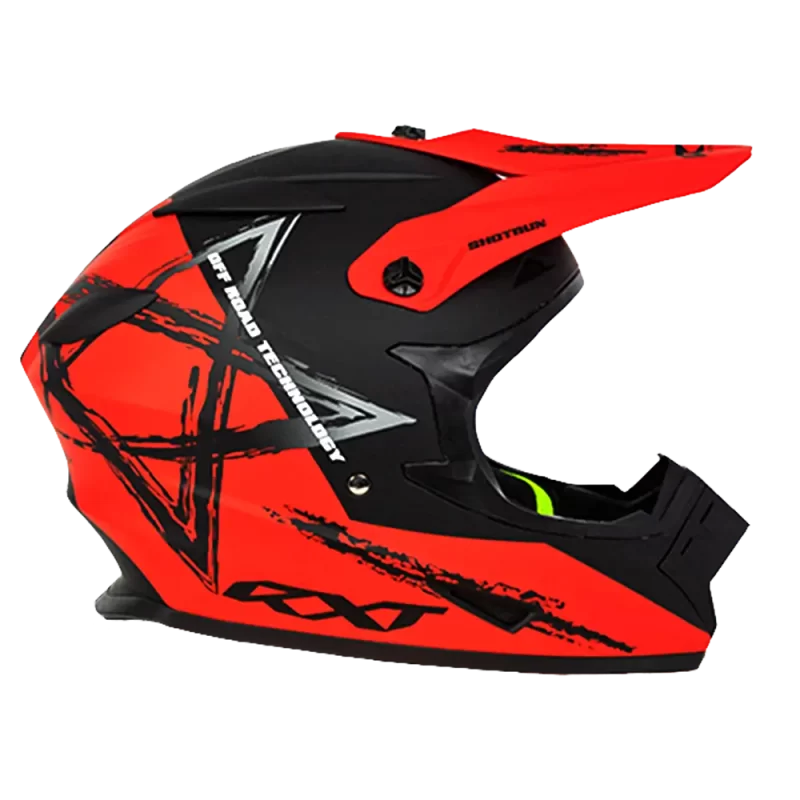 Warrior II Off Road Full Face Helmet Electric Scooters and eBikes RED