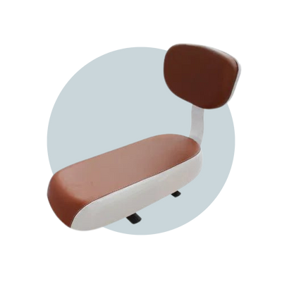 Rear Seat Saddle Bicycle Child Seat With Back Rest With Handle Armrest Footrest Pedal