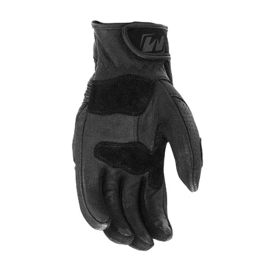 Gloves Roadster Vented Leather Glove Black Knuckle Protection