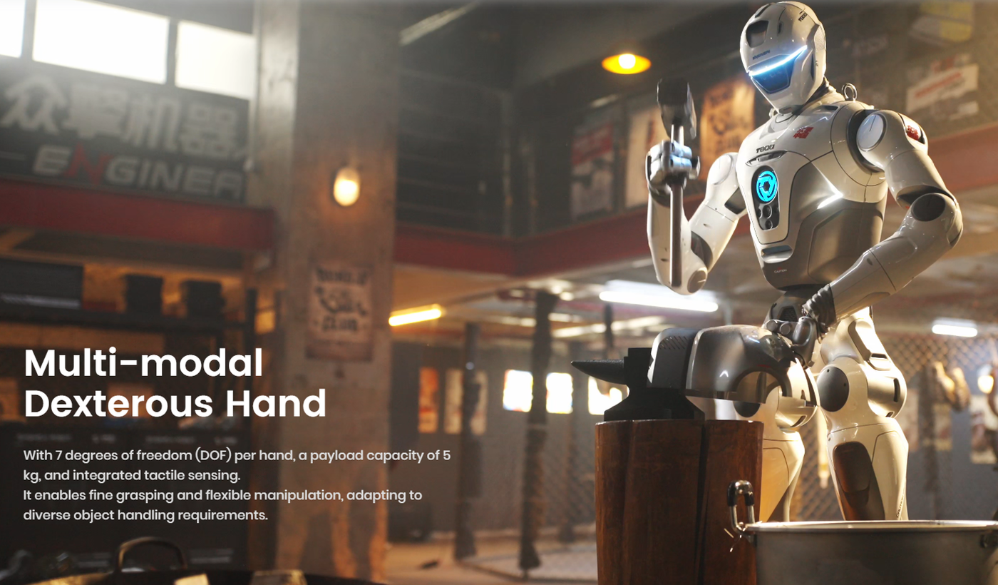 Humanoid Visual ENGINEAI T800 Autonomous Humanoid Robot 360 Laser Radar Visual Percept