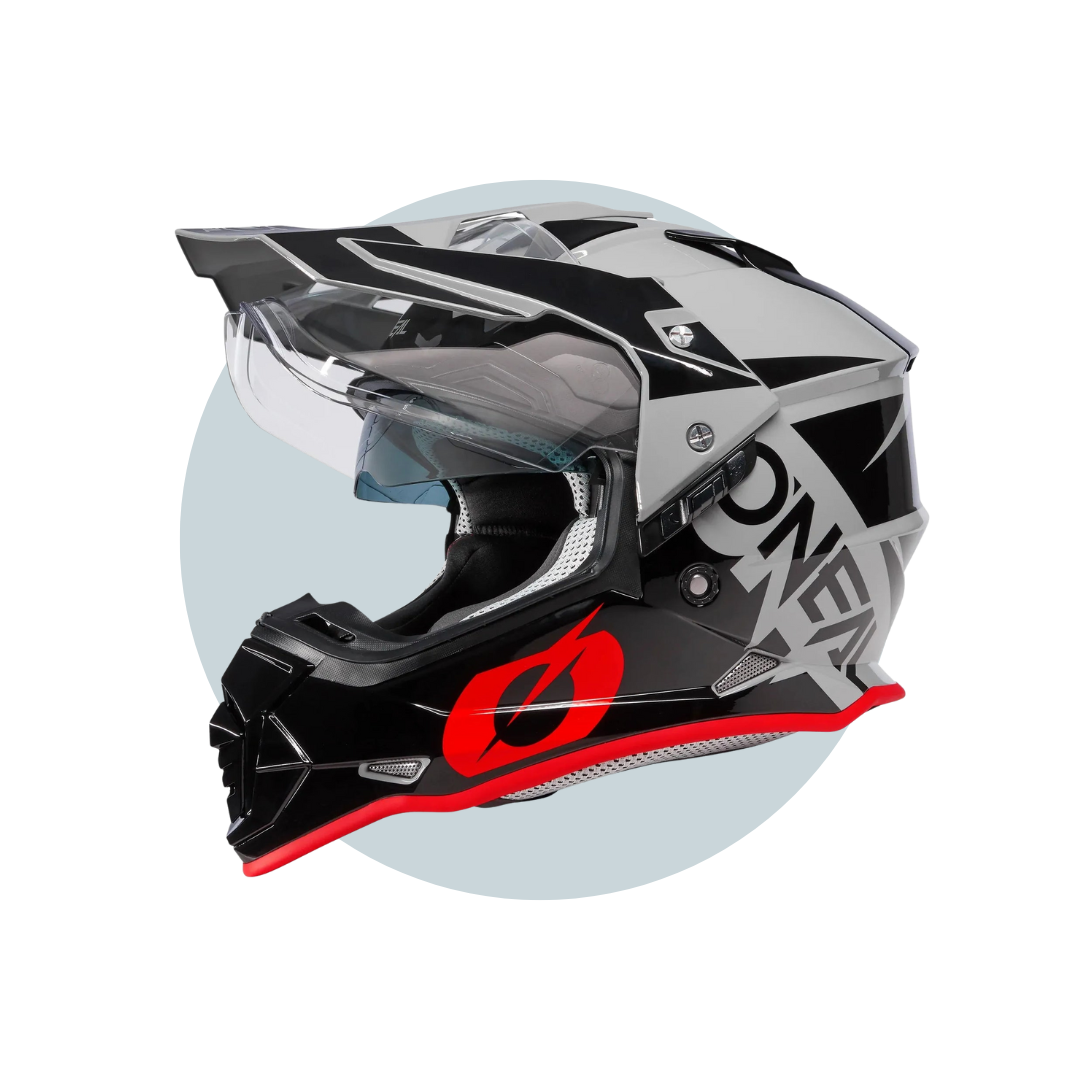 Sierra Helmet R V.23 Gray/Black/Red