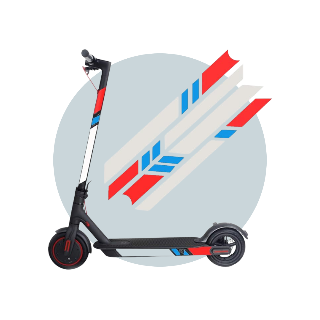 Sticker High Quality Night Reflective M365/ PRO /EO E-Scooters - EOzzie Electric Vehicles