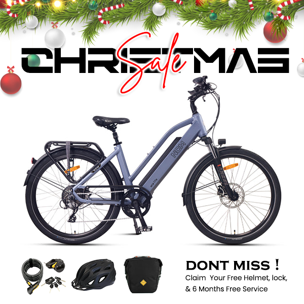 NCM T7s Step Thru Electric Bike  500W Peak 19Ah Battery 6 Months Free Service