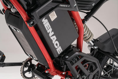 The Menace Off-Road eBike 2000W Bush Master 28ah Battery 6 Months Free Service