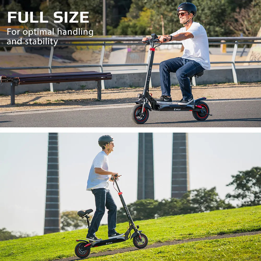 VALK Fusion 7 Electric Scooter 800W 48V 13Ah Battery 50km Range 6 Months Free Service