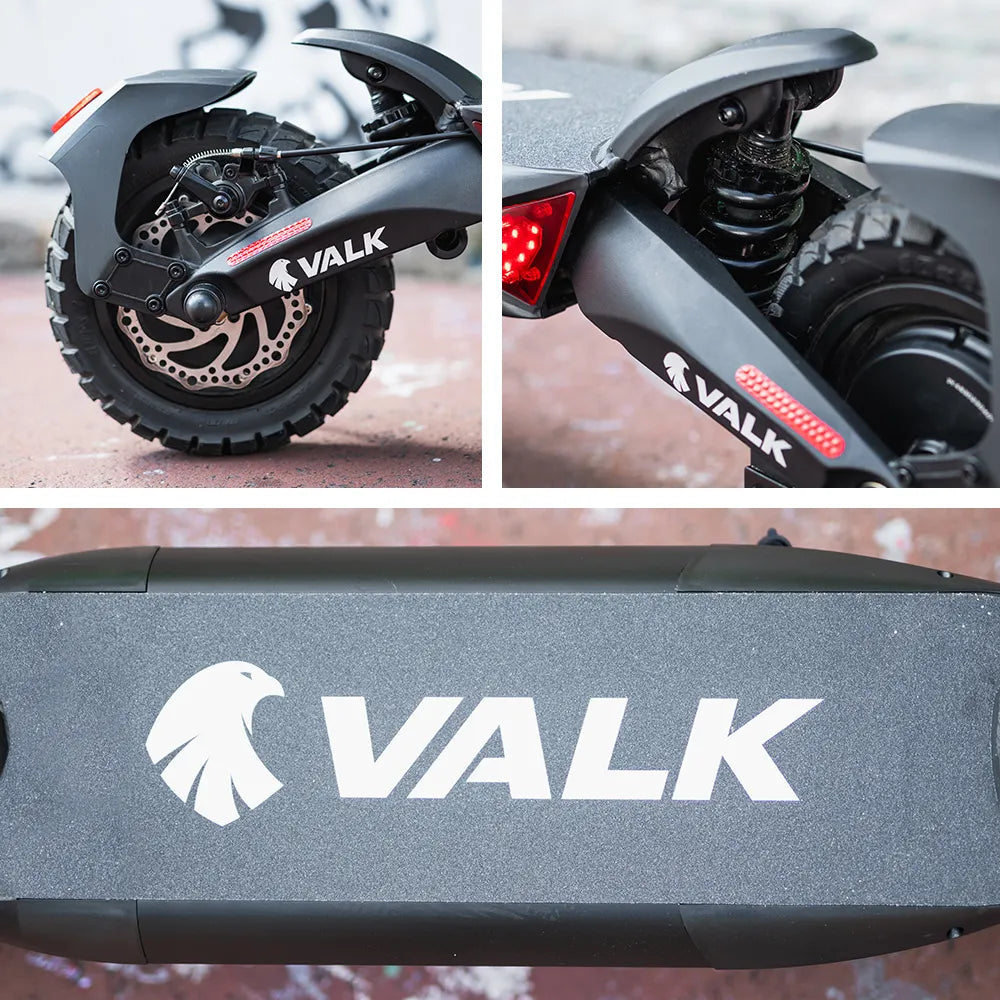 VALK Primal 9 Dual Motor 1600W Extreme Hill Climbing e-Scooter 6 Months Free Service