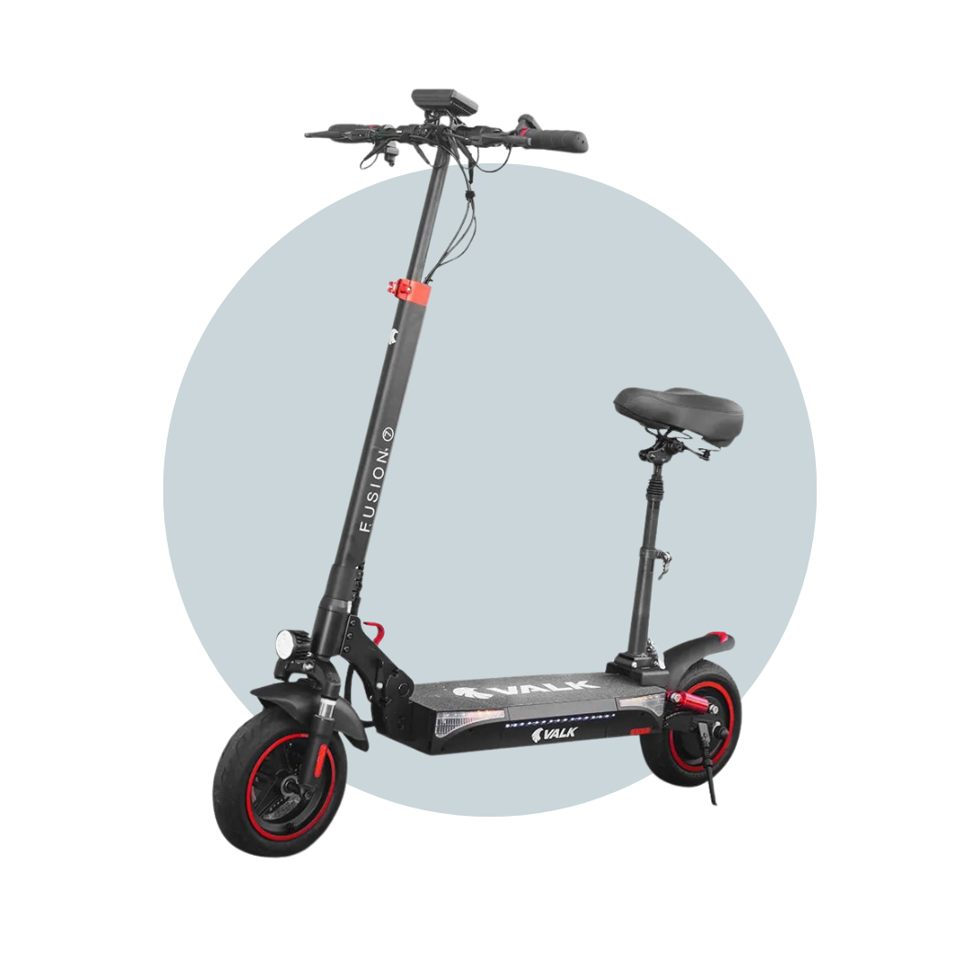 VALK Fusion 7 Electric Scooter 800W 48V 13Ah Battery 50km Range 6 Months Free Service