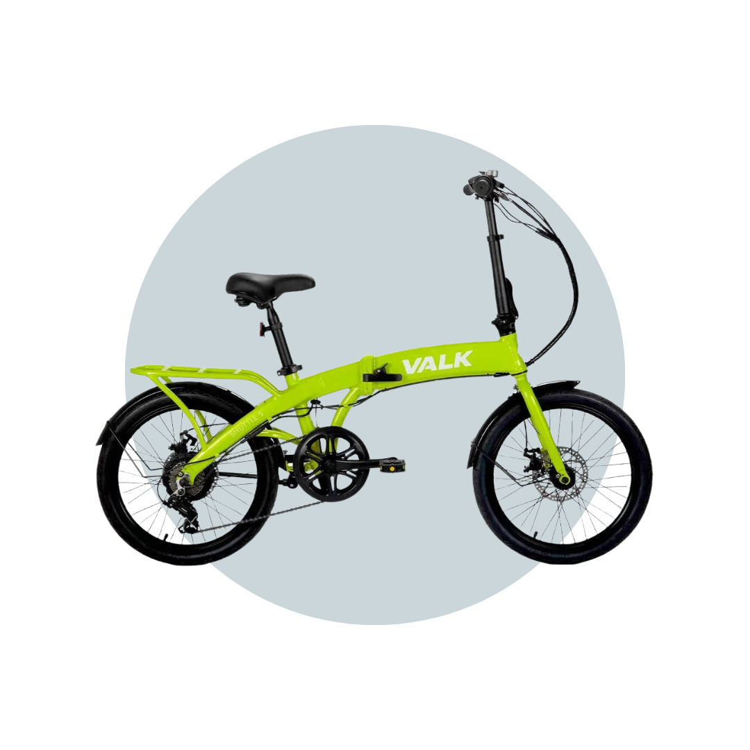 VALK Shuttle 5 Electric Folding Bike 20" Tyres, Shimano 7-Speed 6 Months Free Service