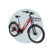Vamos Electric Bike Model El Rapido Legal Street Bafang Motor Shimano Components 6 Months Free Service