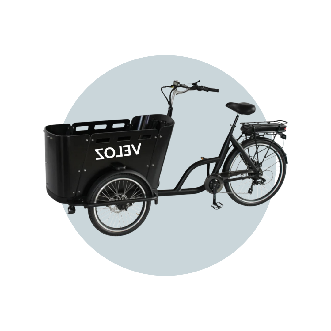 Veloz Electric Cargo Trike 350W Motor 200 Kilos weight load 6 Months Free Service