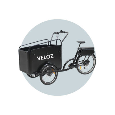 Veloz Electric Cargo Trike 500W Motor 200 Kilos weight load 6 Months Free Service