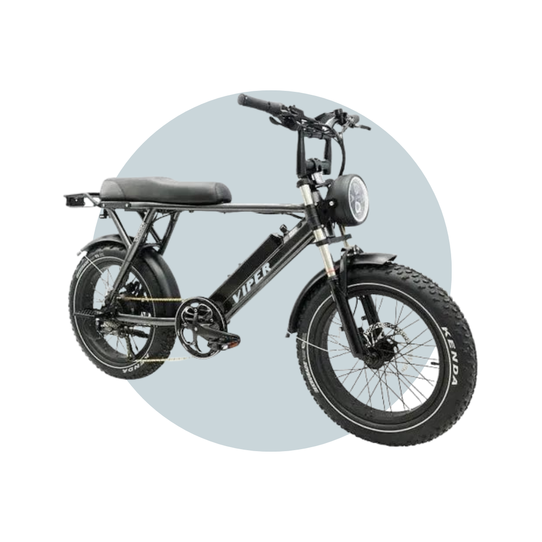 Viper Cruiser Electric Bike 2025 New Version Fat Tyre 750W 17AH Samsung Battery 6 Months Free Service